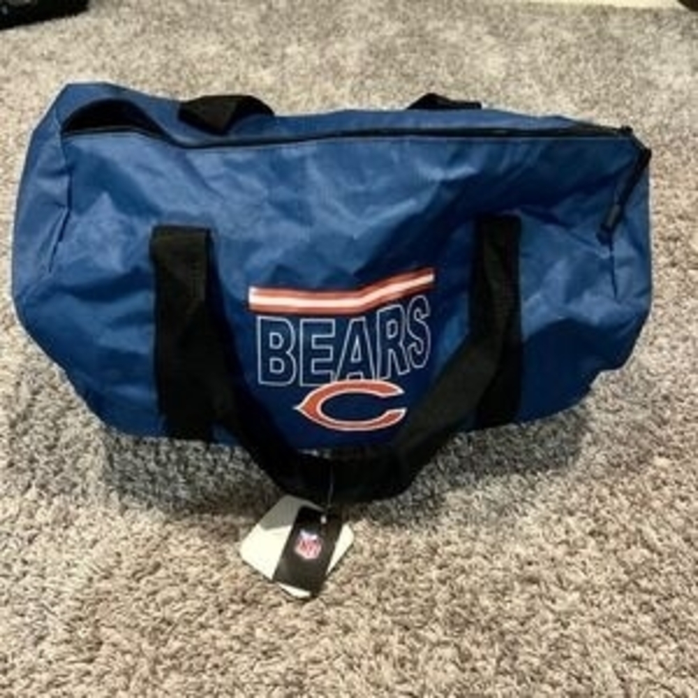 NFL Chicago Bears Blue Duffel Bag New w Tags